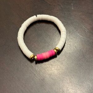 Clay bead bracelet
